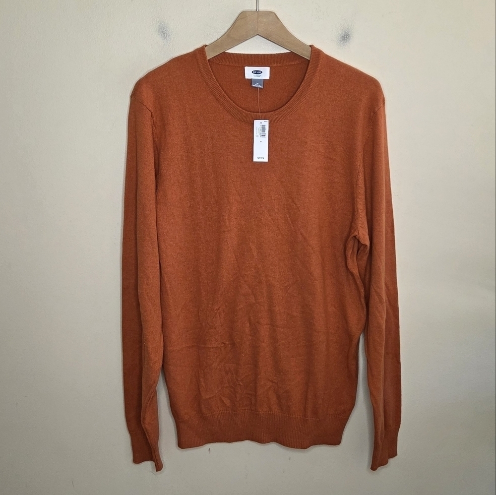 NWT Old Navy | Burnt Orange Crewneck Sweater Size Medium